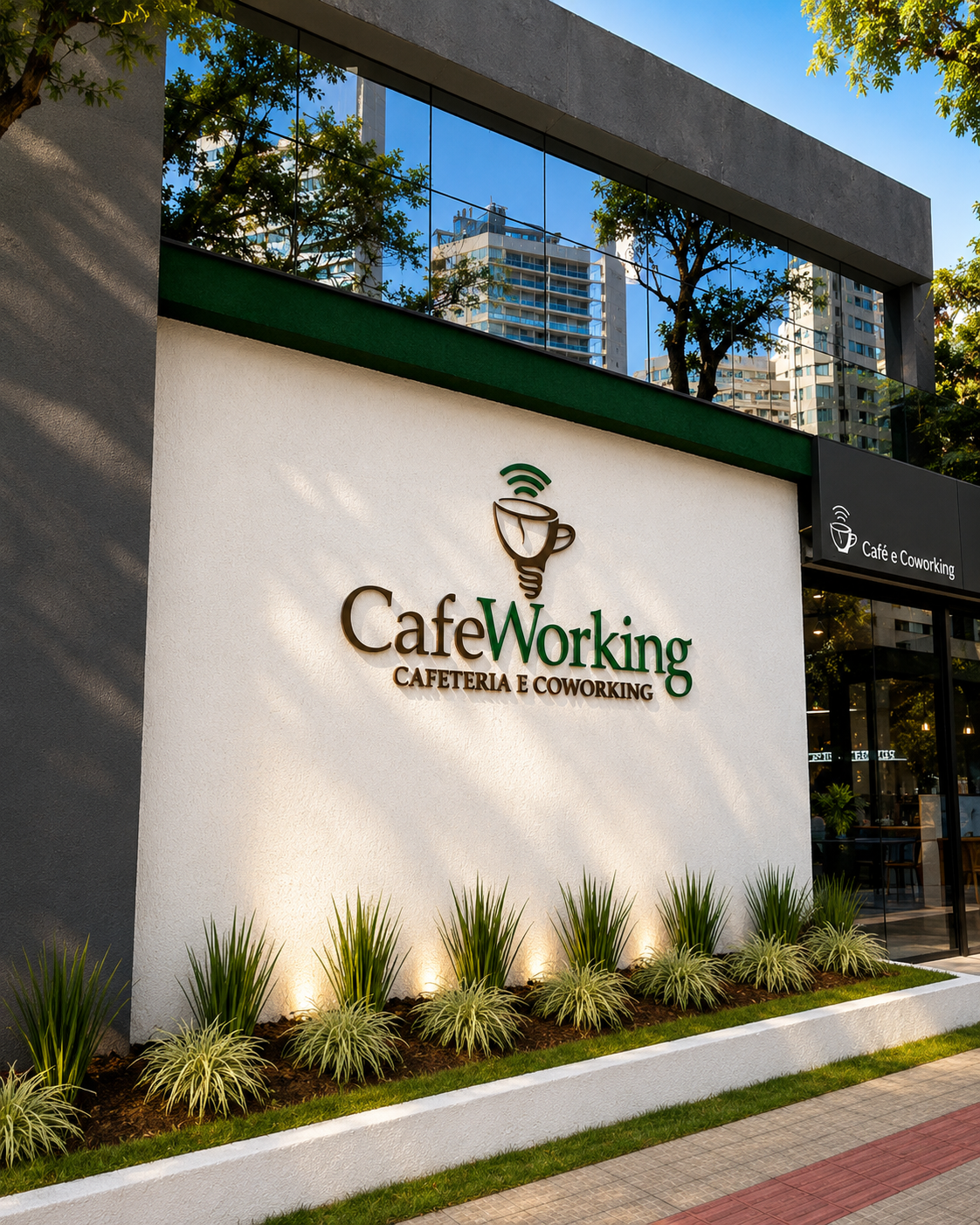 Fachada diurna CafeWorking