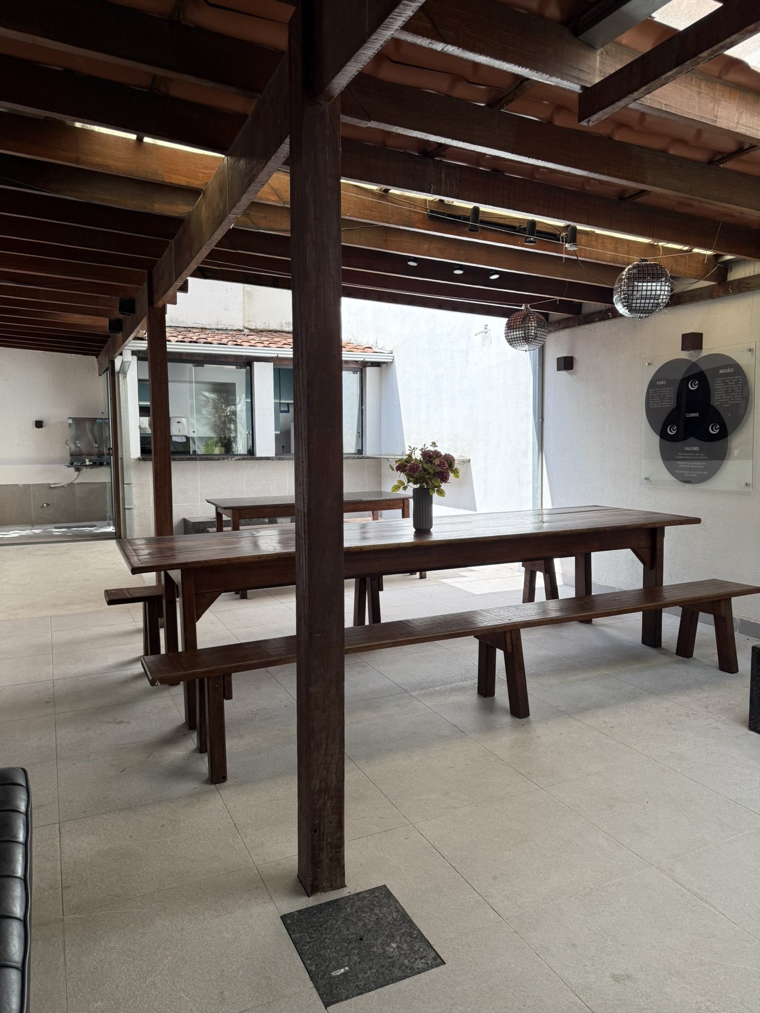 Área externa CafeWorking