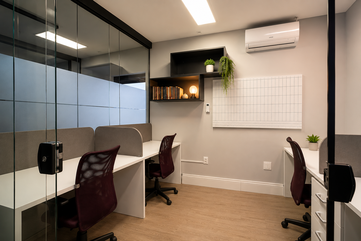 Sala privativa 4 lugares CafeWorking